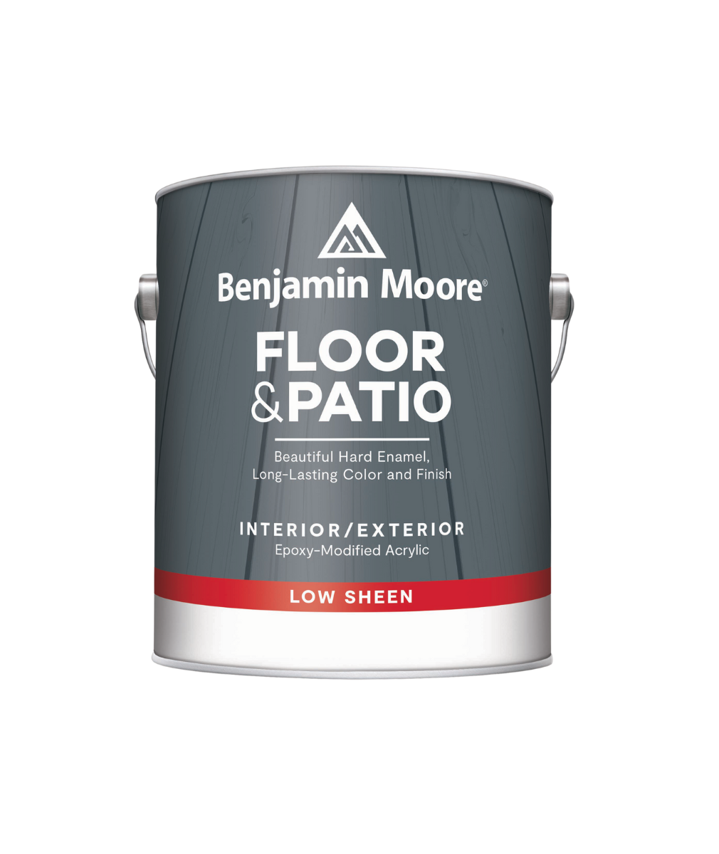 Benjamin Moore floor and patio low sheen Interior Paint available at Clement's Paint.