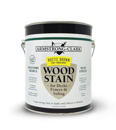 Armstrong-Clark "Rustic Brown" Semi-Transparent Stain