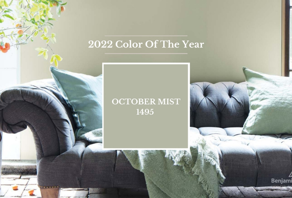 October Mist: Meet the Color of The Year 2022