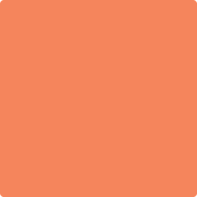 83-Tangerine: Fusion  a paint color by Benjamin Moore avaiable at Clement's Paint in Austin, TX.