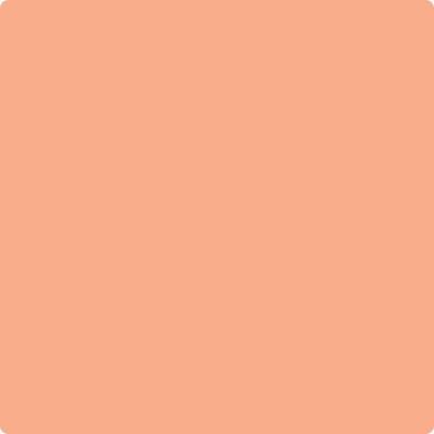 81-Intense: Peach  a paint color by Benjamin Moore avaiable at Clement's Paint in Austin, TX.