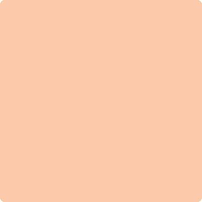 88-Summer: Peach  a paint color by Benjamin Moore avaiable at Clement's Paint in Austin, TX.