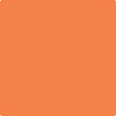 91-Tangerine: Melt  a paint color by Benjamin Moore avaiable at Clement's Paint in Austin, TX.