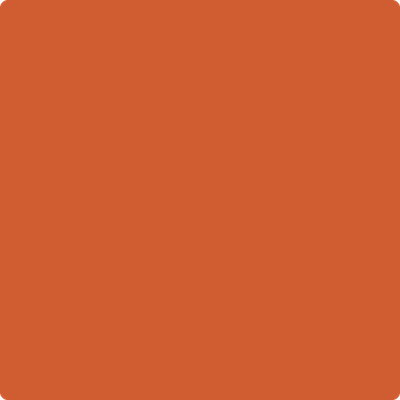 2169-10: Racing Orange  a paint color by Benjamin Moore avaiable at Clement's Paint in Austin, TX.