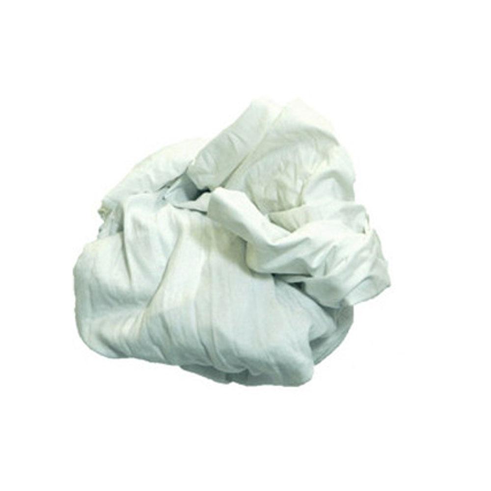 Abatix 10lbs White Polo Knit Rags available at Clements Paint Store.
