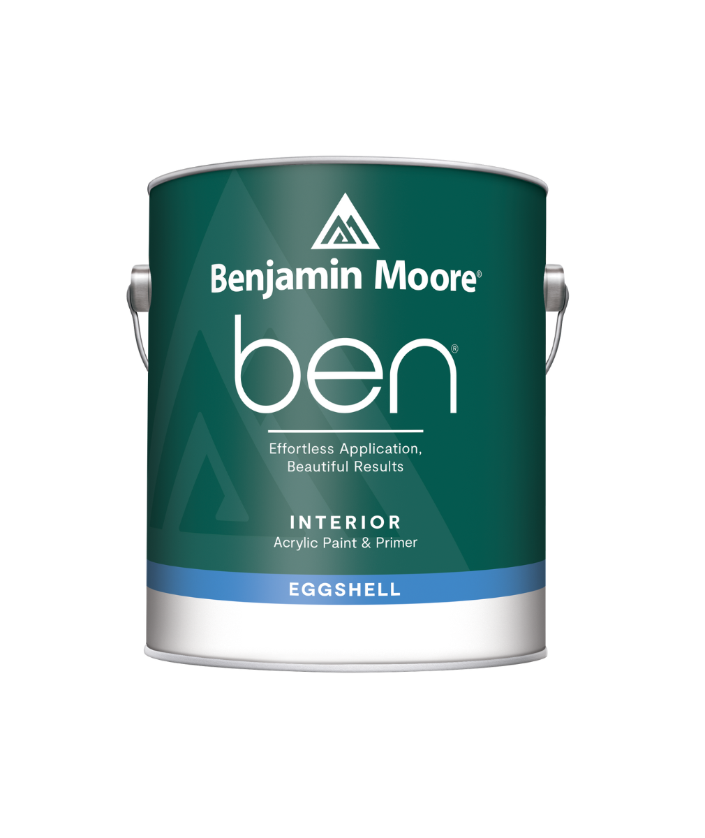 Benjamin Moore ben eggshell Interior Paint available at Clement's Paint.