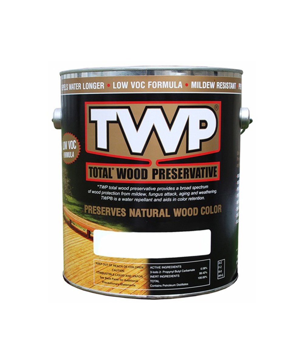 TWP Wood Stain 1500 Series, available at Clement's Paint in Austin, TX.