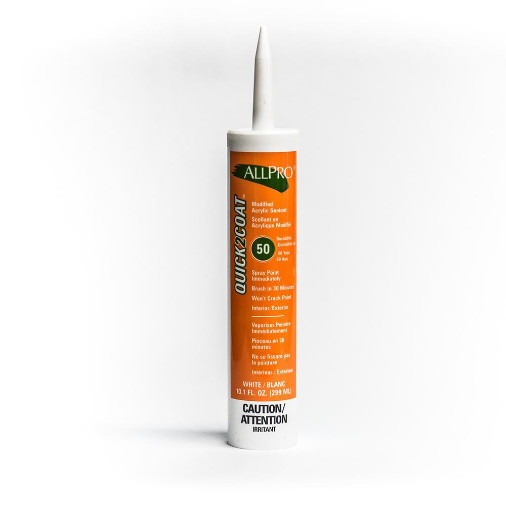 Allpro Quick2Coat Caulking & Sealant, available at Clement's Paint in Austin, TX. 