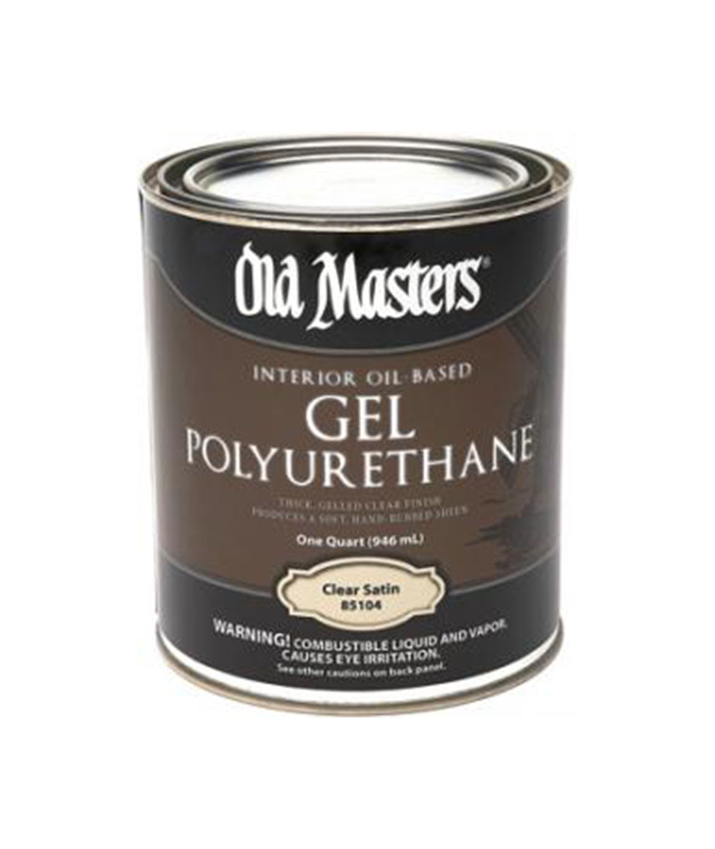Old Masters Oil-Based Gel Polyurethane, available at Clement's Paint in Austin, TX. 