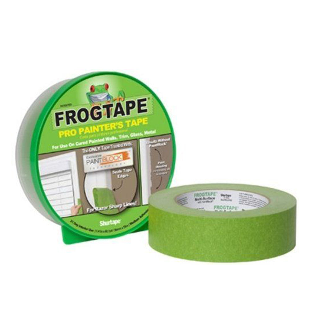 Green pro painter's frogtape, available at Clement's Paint in Austin, TX.