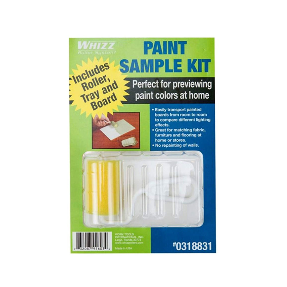 Whizz paint sample kit, available at Clement's Paint in Austin, TX.